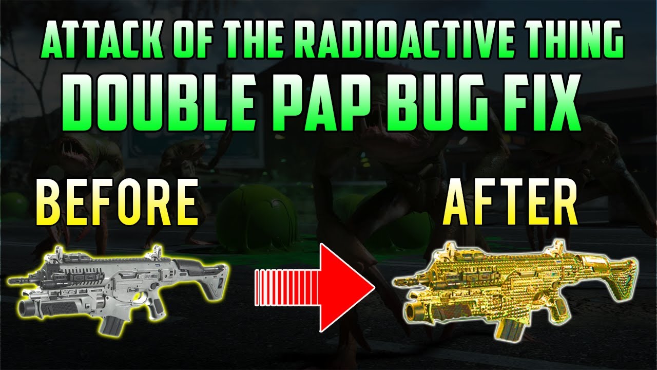 HOW TO FIX *DOUBLE PACK GLITCH* ON ATTACK OF THE RADIOACTIVE THING! EASILY DOUBLE UPGRADE! (AOTRT)