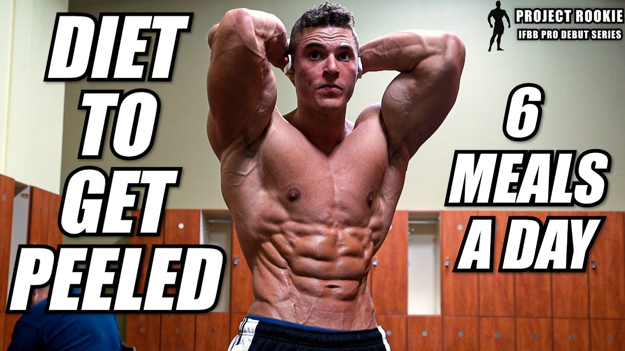 MY DIET TO GET SHREDDED - 6 MEALS - IFBB PRO MEN'S PHYSIQUE