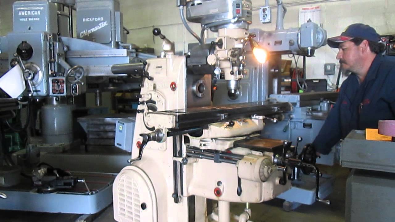 Used KEARNEY & TRECKER MILWAUKEE 2H Horizontal Mill Bridgeport Head - Very Good
