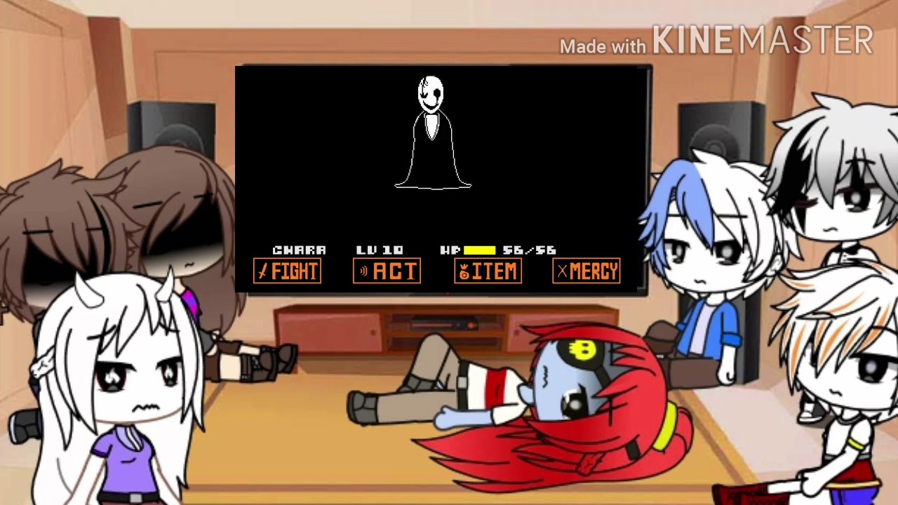 Undertale reacts to undertale ddd ep 3 (gaster's battle)