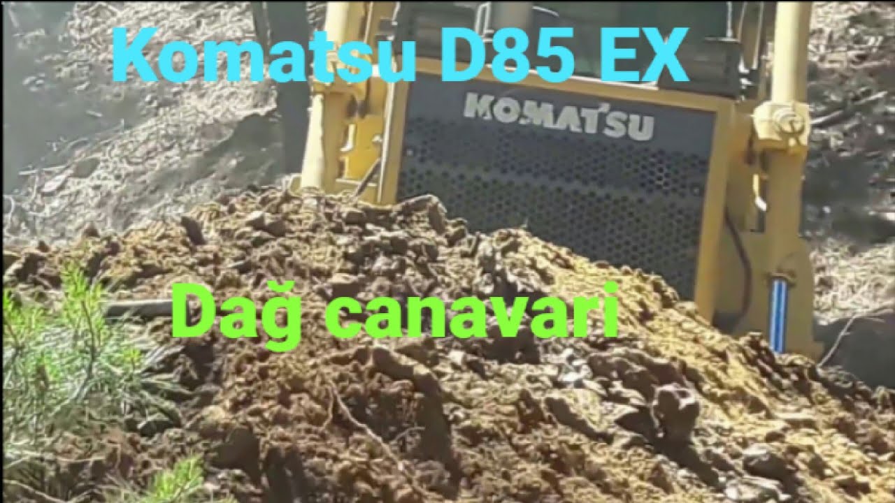 KOMATSU D85 EX, Dağ canavarı sanki #komatsu #komatsud85ex #dozervideo