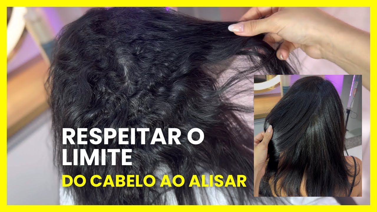 A importância de respeitar o limite do cabelo ao alisar!