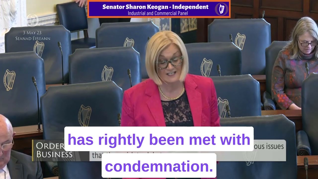 Senator Sharon Keogan — Freedom of the Press