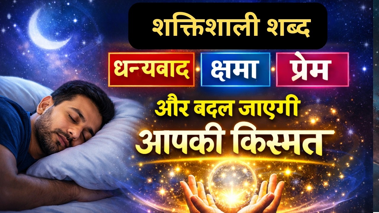 धन्यवाद क्षमा प्रेम – ये तीन शब्द क्यों हैं सबसे शक्तिशाली | ये 3 शब्द बोलो और चमत्कार महसूस करो