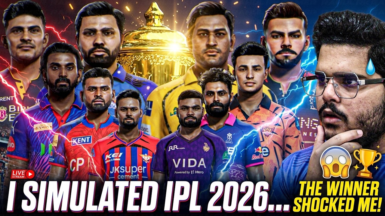 I Simulated IPL 2026&hellip; The Winner SHOCKED Me! 😱🏆