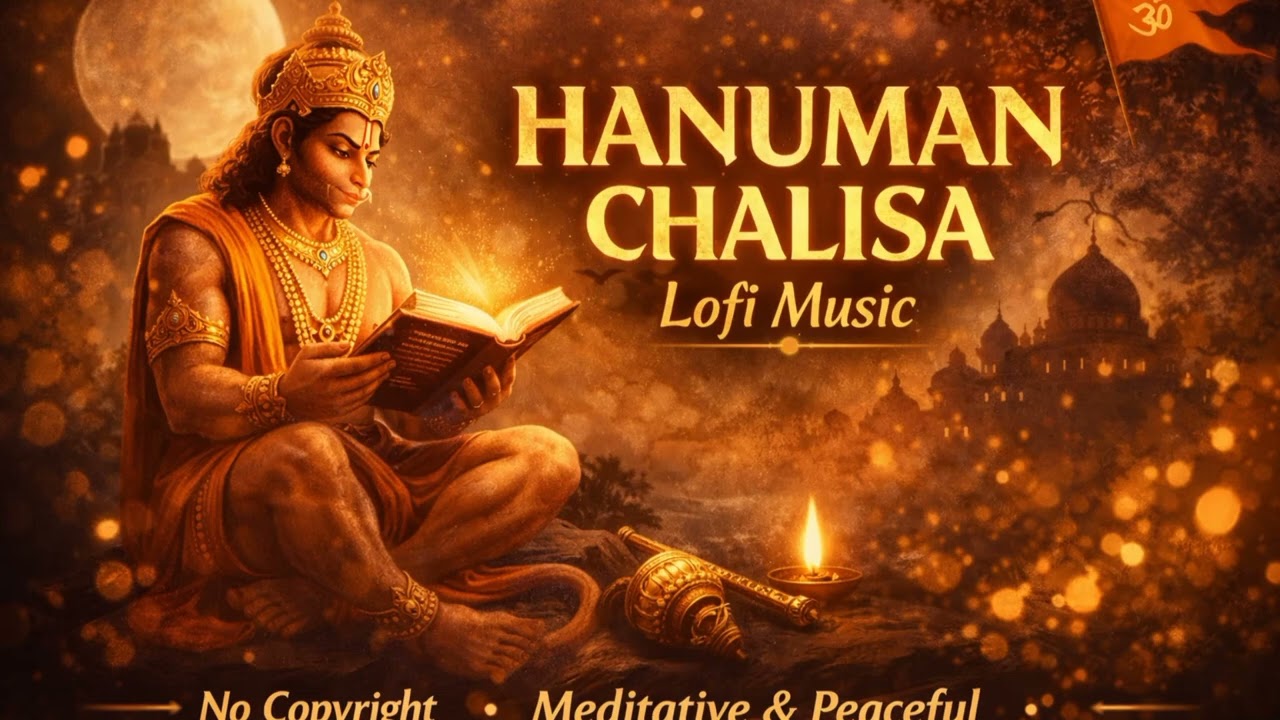 Late Night Hanuman Chalisa Lofi | Deep Meditation | Peaceful Bhajan