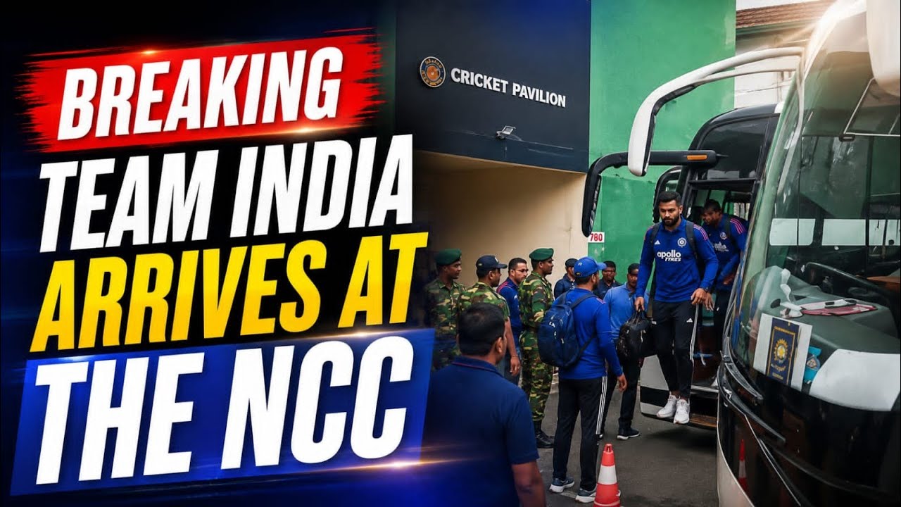 BREAKING: Team India arrives at the NCC