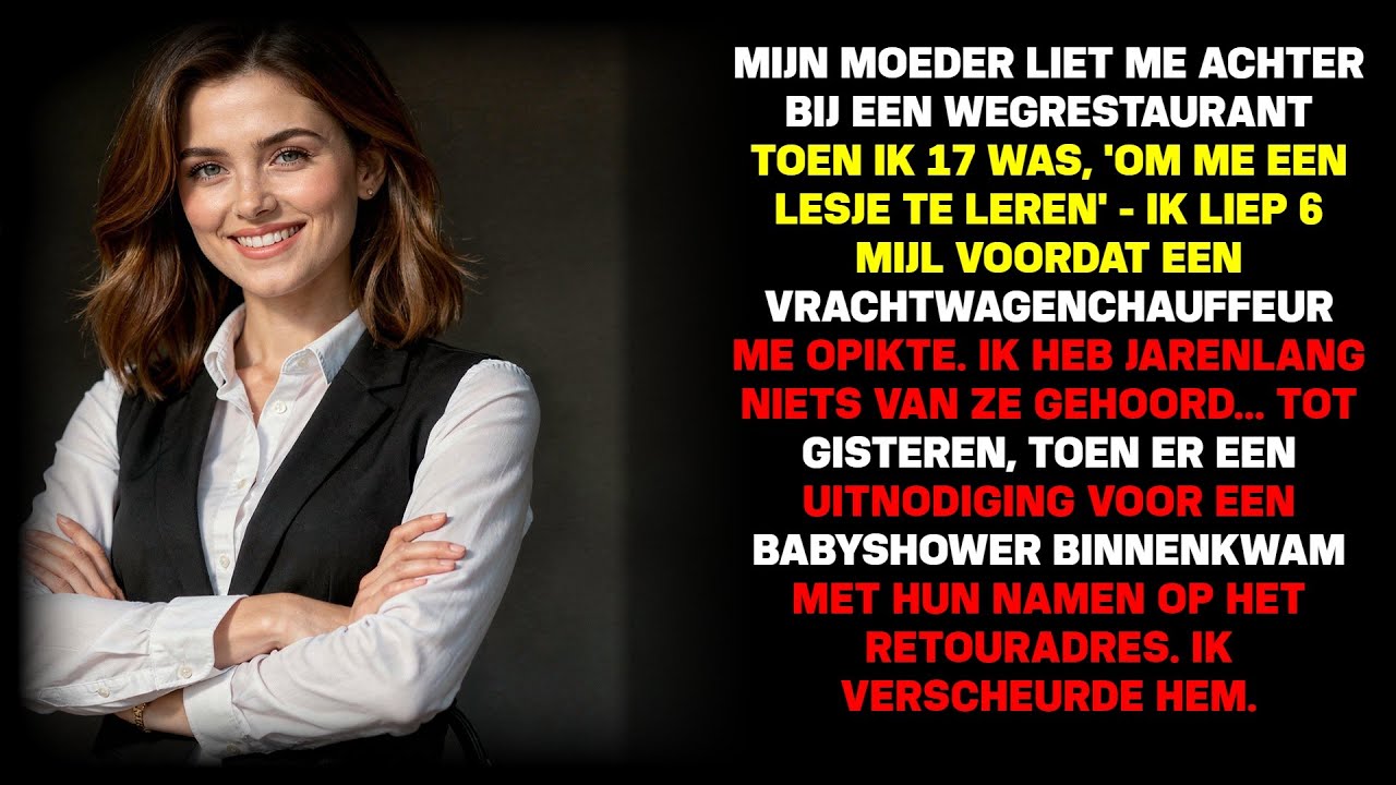 Mijn moeder liet me achter bij een rustplaats toen ik 17 was, 'Om me een lesje te leren...'