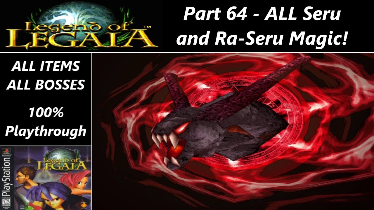 ALL Seru and Ra-Seru MAGIC! | Legend of Legaia (PSX/PS1) 100% WALKTHROUGH Part 64 [BONUS]