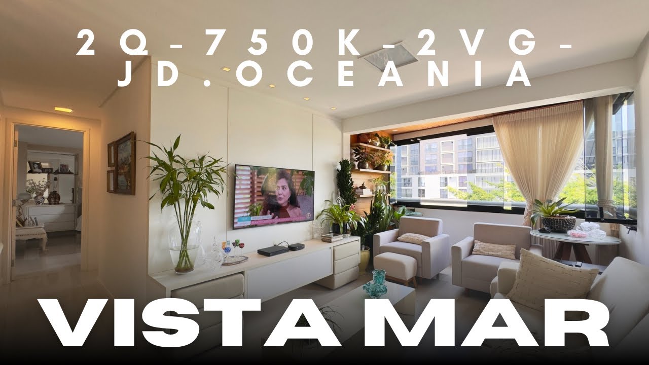 Vista mar e quase beira mar no Jardim Oceania!  2q l 87m² l 750 mil
