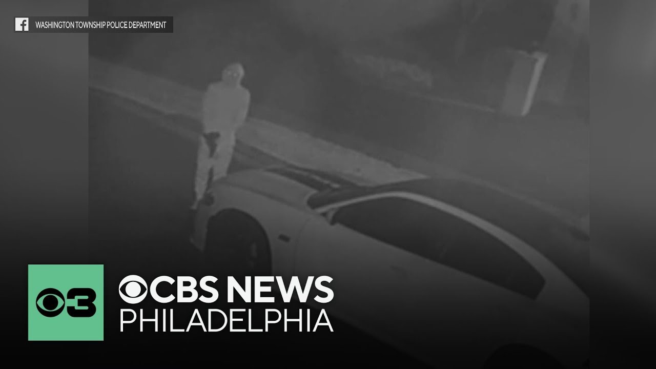 Suspected car thieves caught on camera taking Dodge Charger in Washington Township, New Jersey