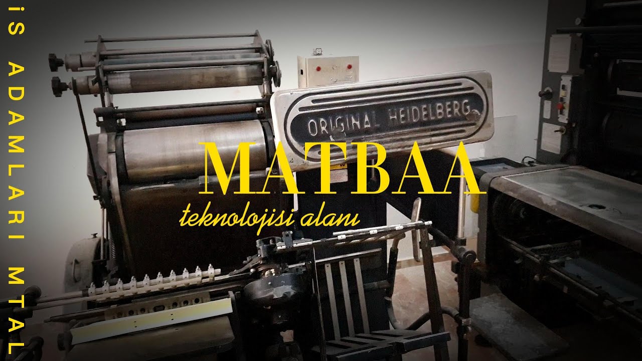 Matbaa Teknolojisi Alanı