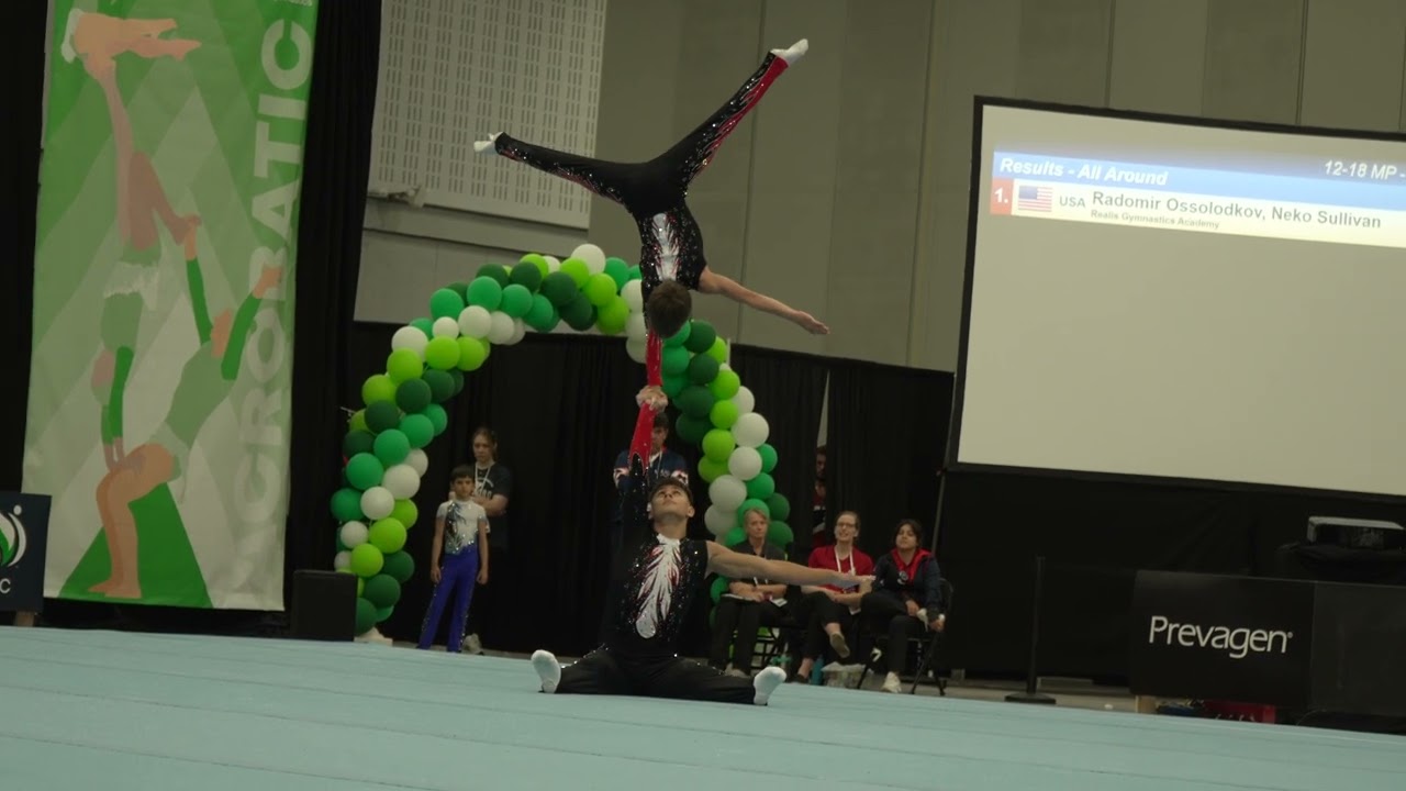 Yaraslov & Vsevolod Balance Routine - 2023 Nationals Tulsa, OK 6/23/23