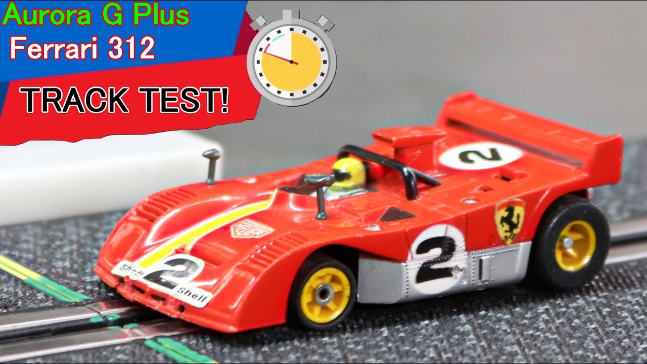 Aurora AFX Super G Plus Ferrari 312 PB Slot car TRACK TEST!