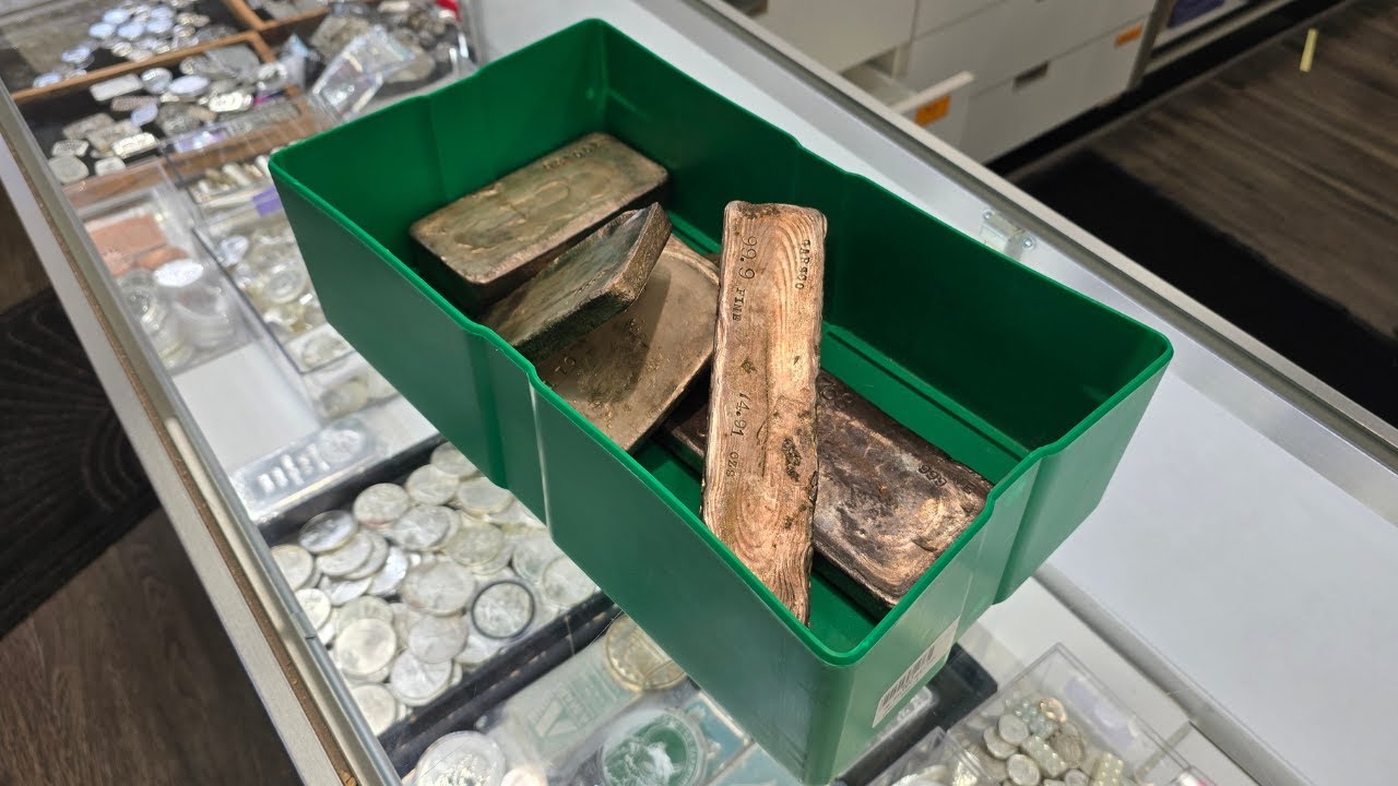 Vintage Silver Bars- 425 OZ Found At The LCS!