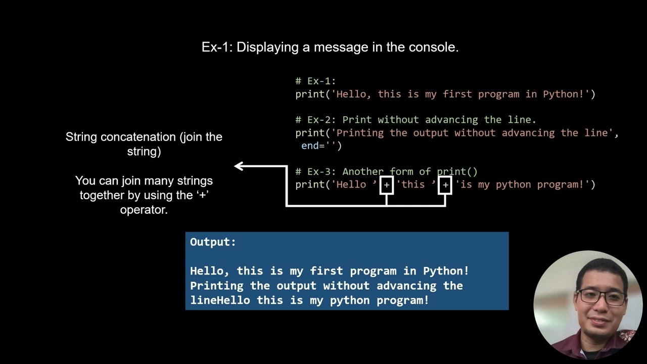 Python Express Lesson 1-2: Writing Your First Python Program