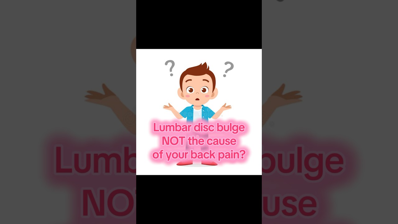 Disc bulge not the cause of your pain??