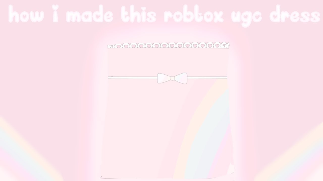 how to make roblox ugc dress - beginner friendly | voiced tutorial