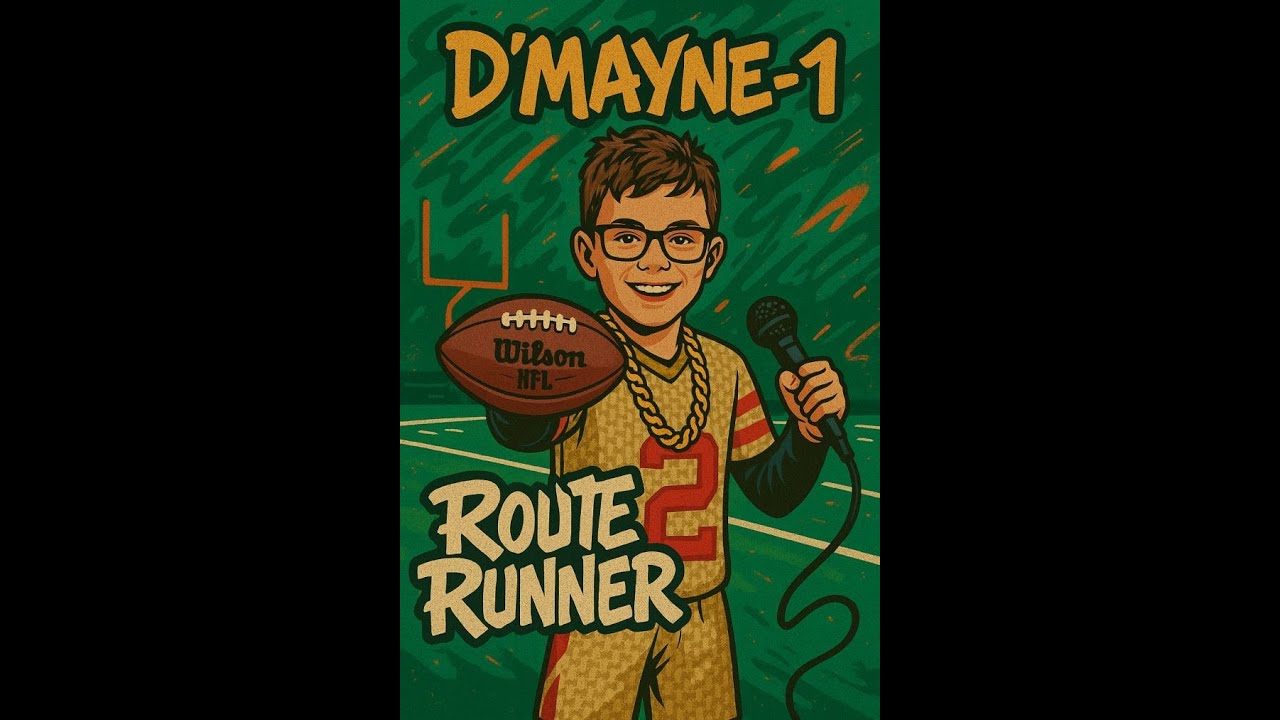 🎤🏈 ROUTE RUNNER - D'MAYNE-1 (Official Music Video) 🏈🎤