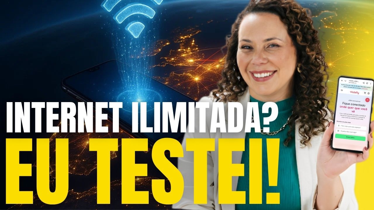 Testamos o eSIM da Holafly na Europa: Internet ilimitada funciona mesmo?