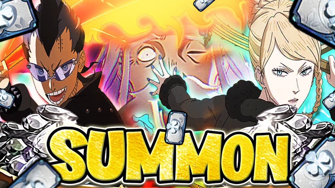 THE LUCK IS UNREAL! SEASON 5 MAGNA & CHARLOTTE SUMMONS | Black Clover Mobile