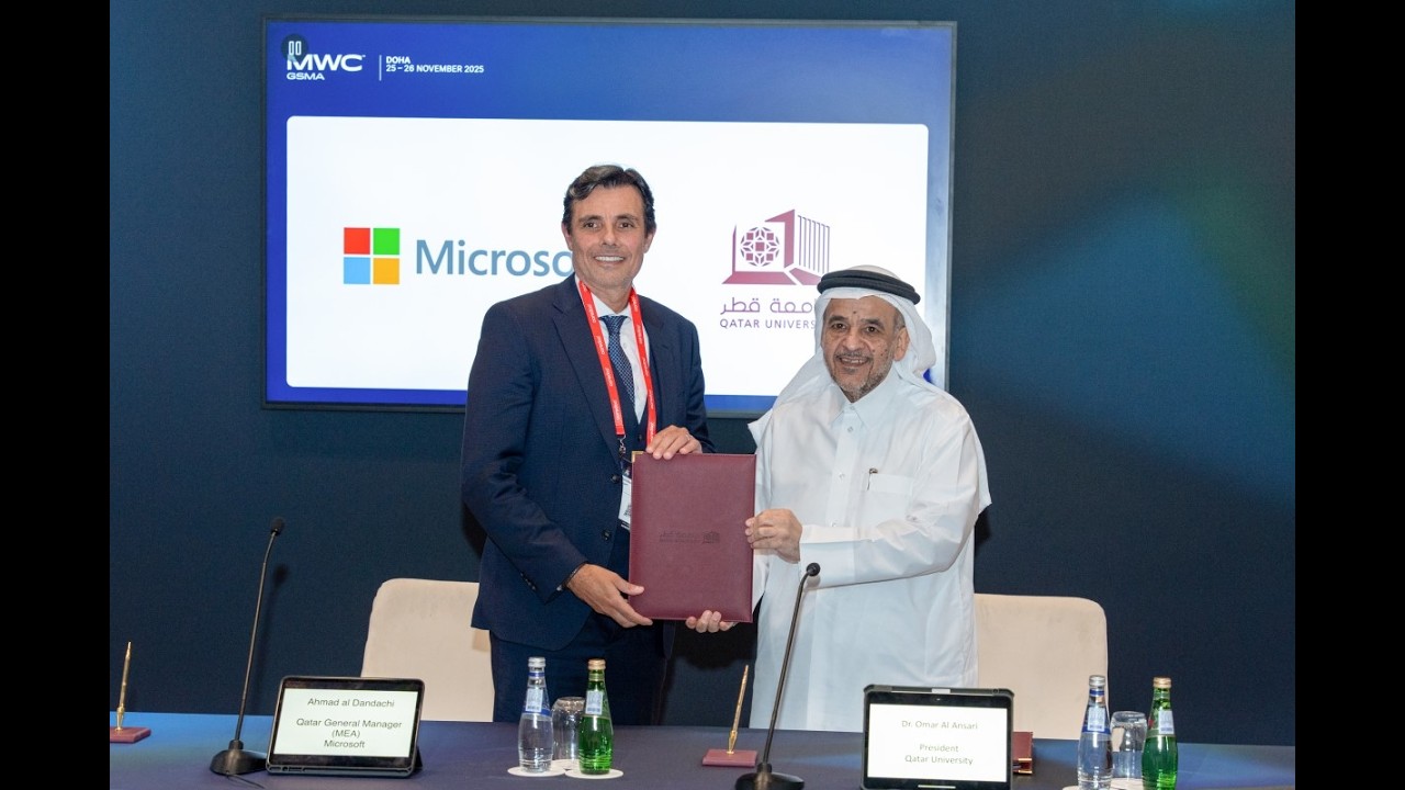 Strategic Collaboration Between Qatar University and Microsoft