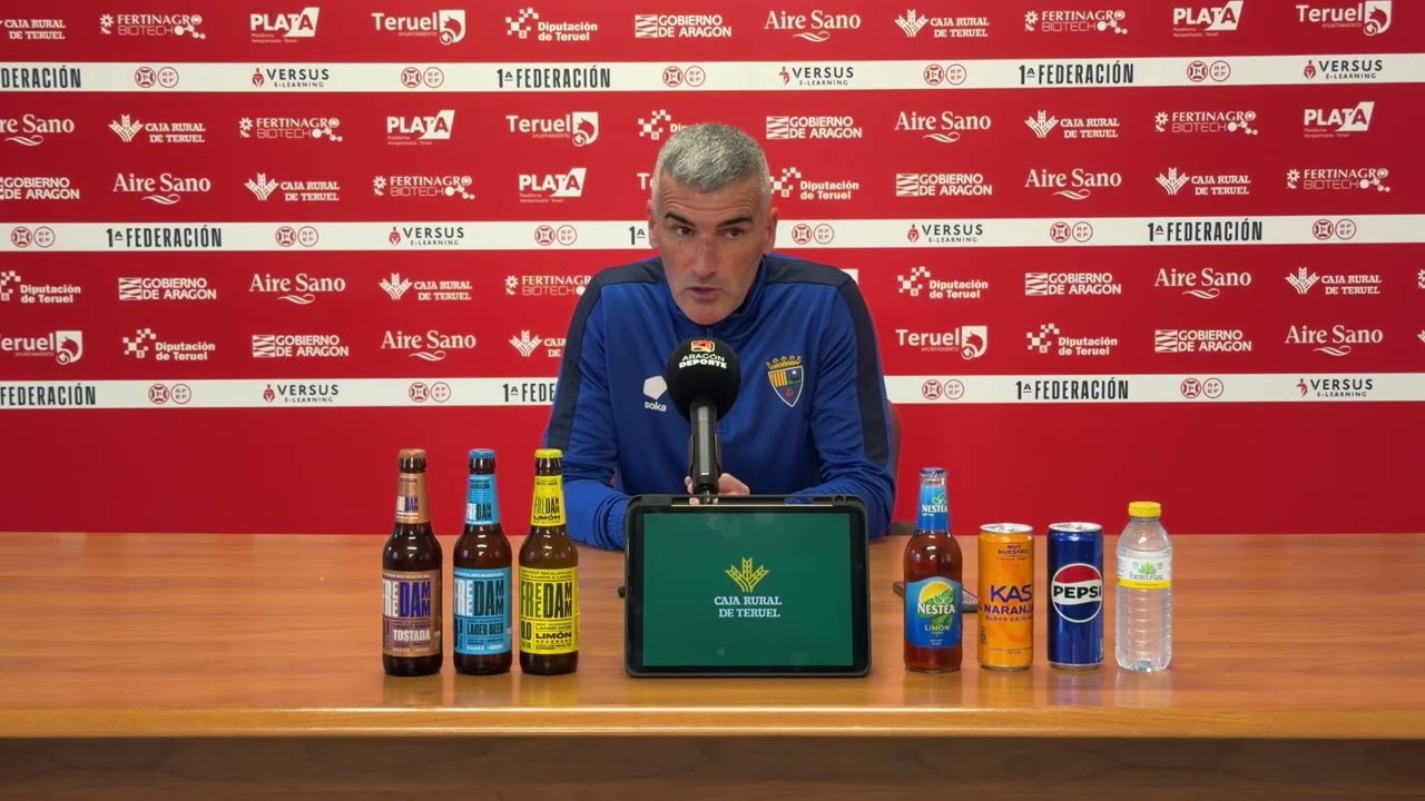 PREVIA CD TERUEL - CE SABADELL | RUEDA DE PRENSA DE VICENTE PARRAS