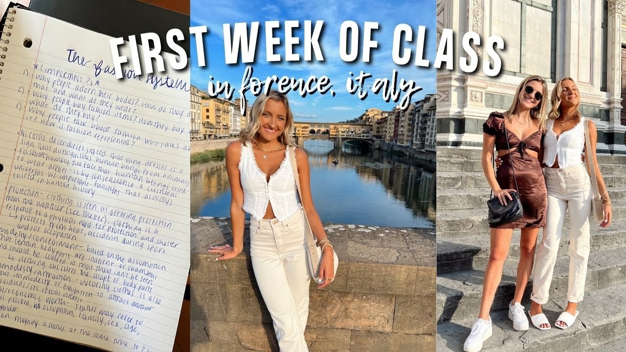 COLLEGE WEEK IN MY LIFE VLOG || first week of school (fashion merchandising at Kent State florence)