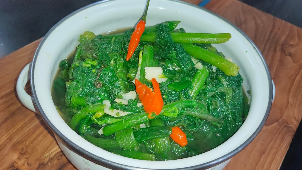 Maian Bai Siam dan Awlsam em2/Pumpkin Leaves Soup/Quick & Easy Recipe @RosysKitchenMizoram