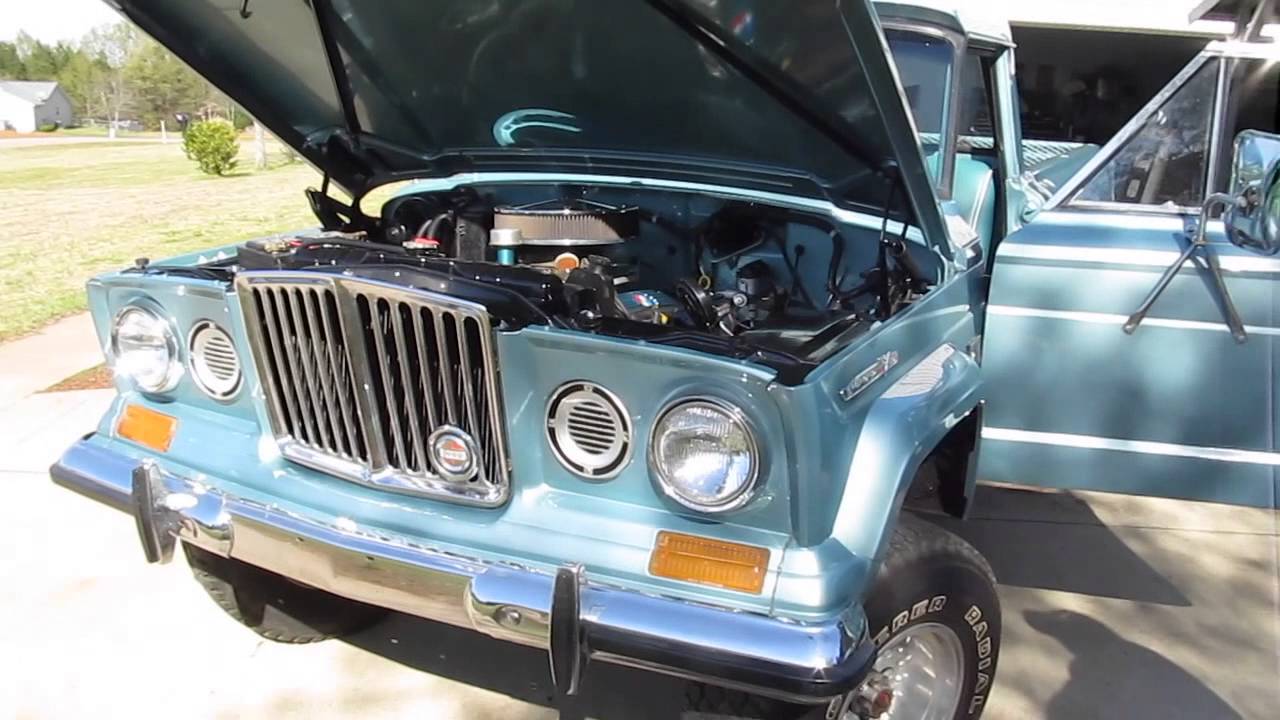 1972 Jeep pickup start up and brief tour
