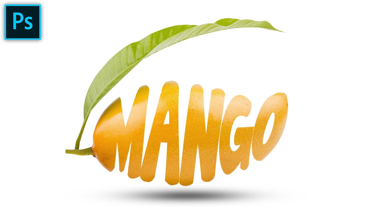 Mango Typography | Photoshop Text effects  - Photoshop Tutorial #photoshoptutorial #photoshop