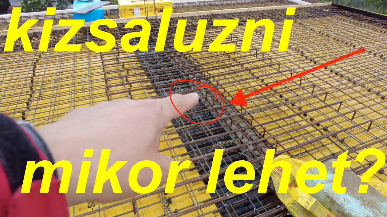 Vasalástól zsalubontásig . Erre figyelj a beton födémnél!