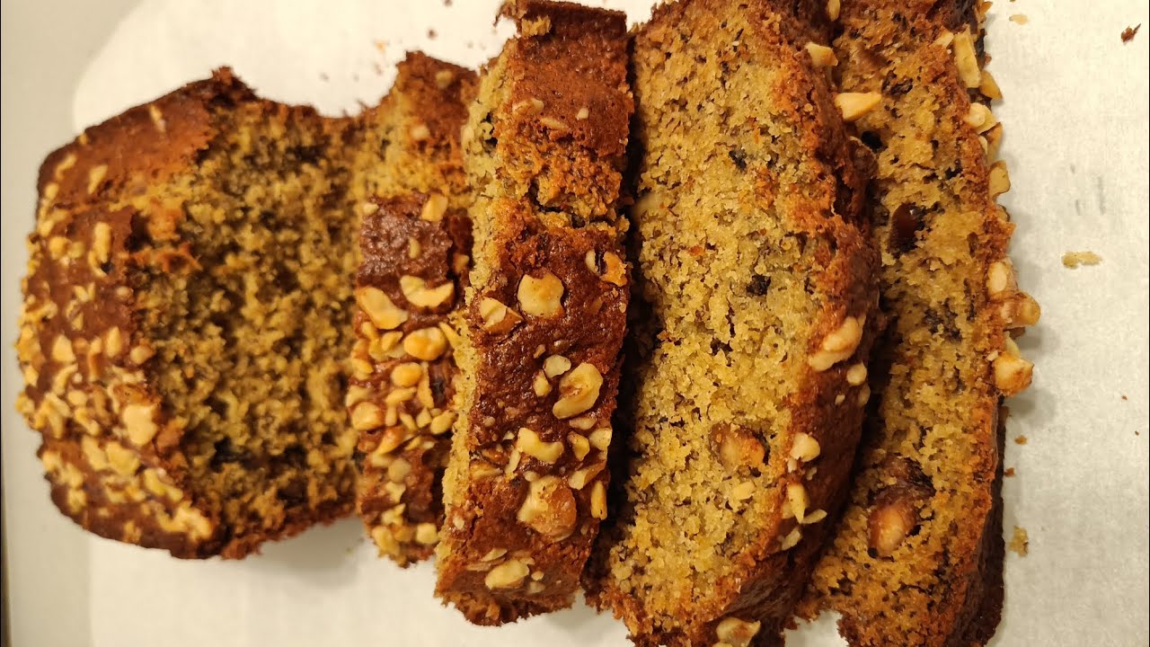 How to make Healthy banana bread with oatmeal and walnuts in no time. #food #cooking #recipe #easy