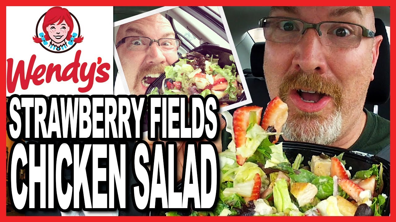 Wendy's ♥ Strawberry Fields ♥ Chicken Salad + Drive Through Test