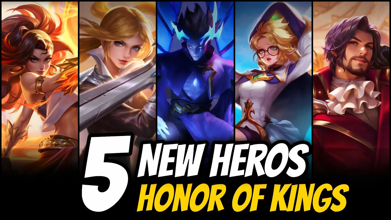 5 NEW HEROS IN HONOR OF KINGS CN | Florentino, Annete, Lorion | AoV x HoK