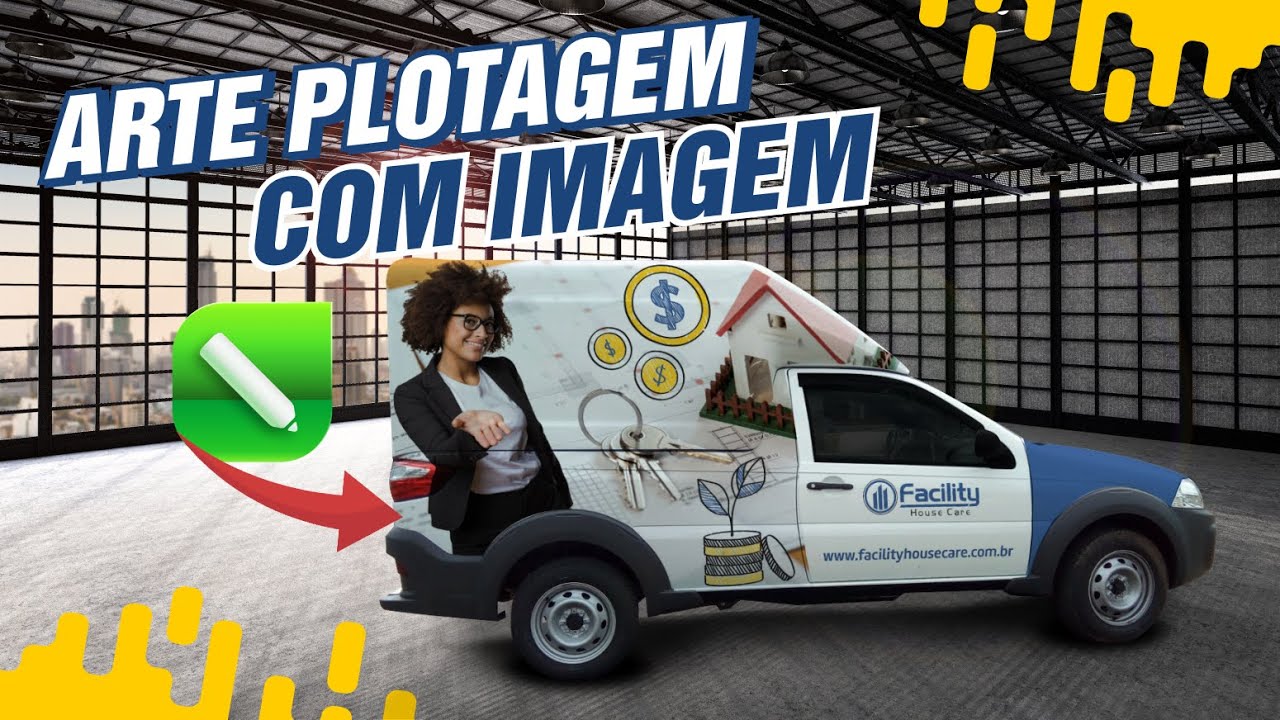Arte com imagem em ALTA RESOLUÇÃO para plotagem de carros com adesivos [Envelopamento de carros]