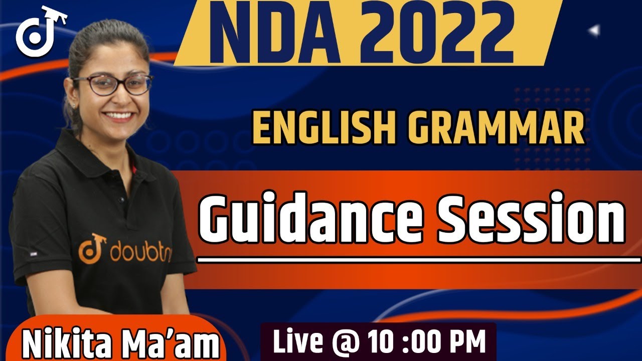 Target NDA 2022 | Guidance for NDA Exam | English Grammar for NDA Exam 2022 By Nikita Mam