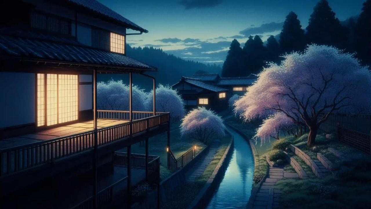 Late Night Study in the Village 📖 Focus Lofi Hip Hop 🕯️ Concentration Mix