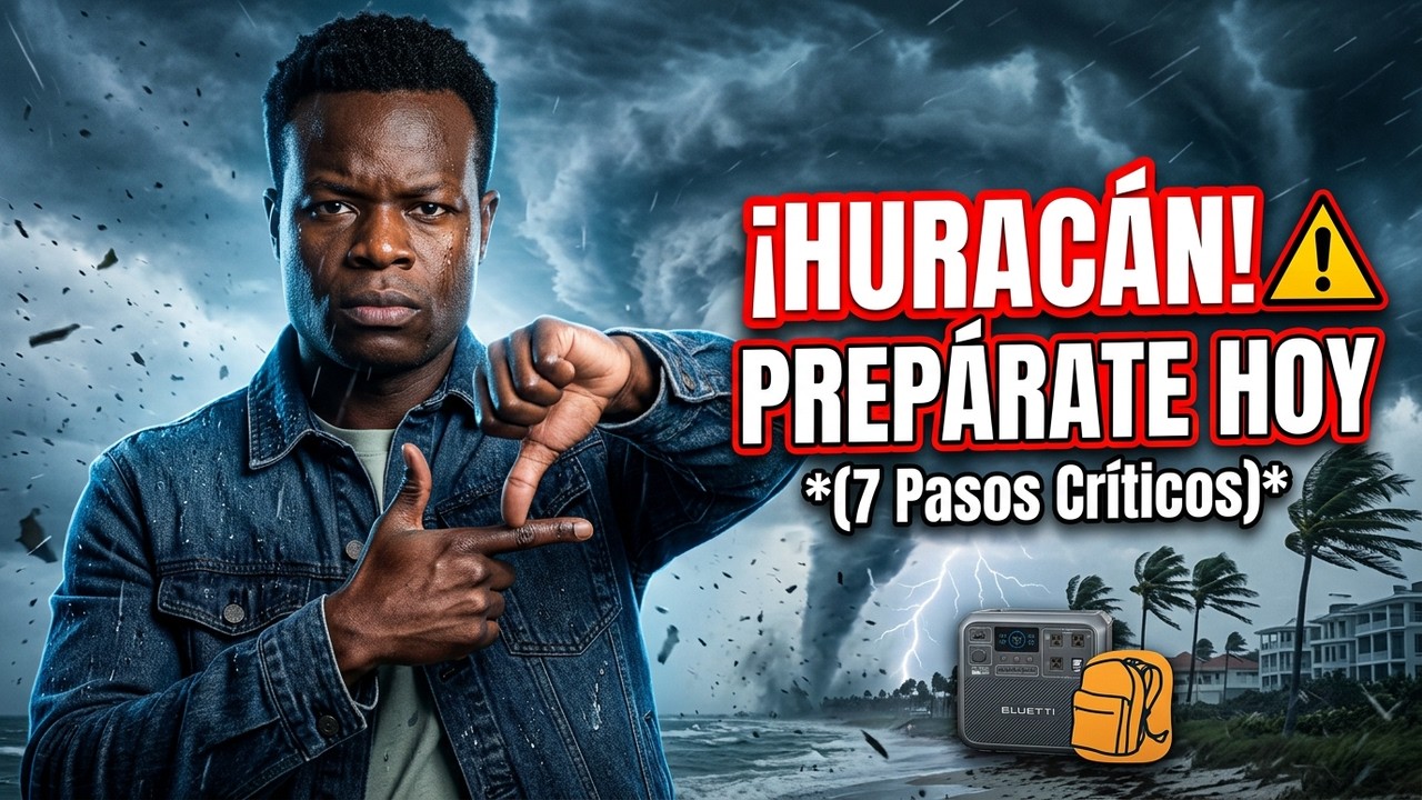 ⚠️EL HURACAN se acerca:❗️ 7 pasos que debes hacer hoy!💪🔥✅️