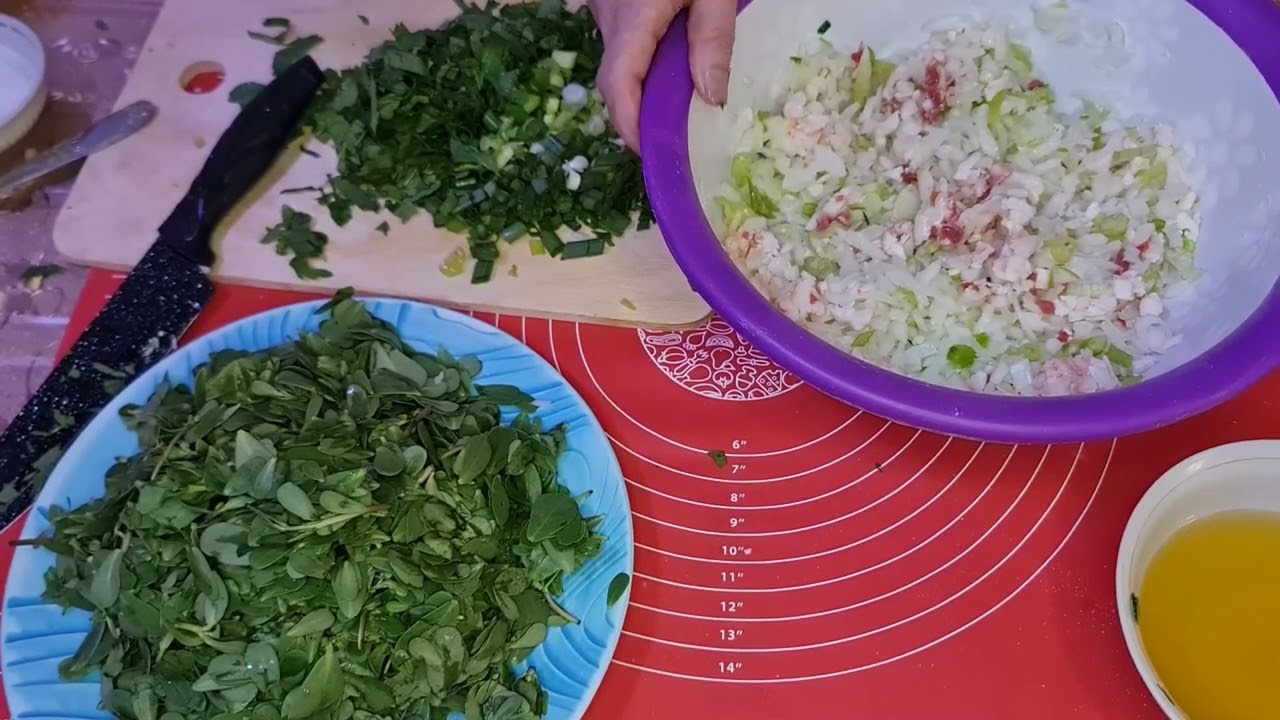 Semizo`tidan mazzali Go`mma/ Гумма из портулака / Purslane gumma 🤤