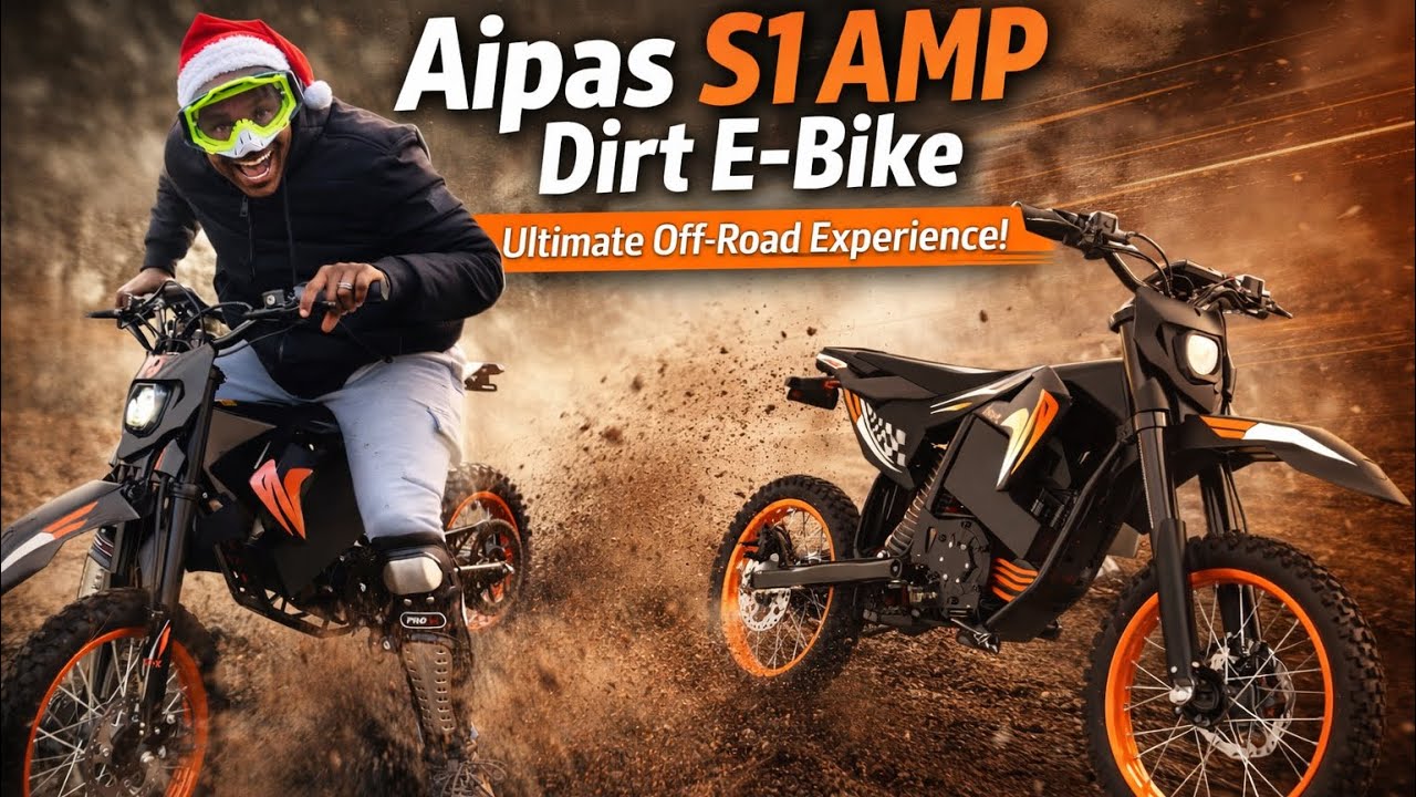 Электровелосипед Aipas S1 AMP Dirt E-Bike: Непревзойденные впечатления от езды по бездорожью!