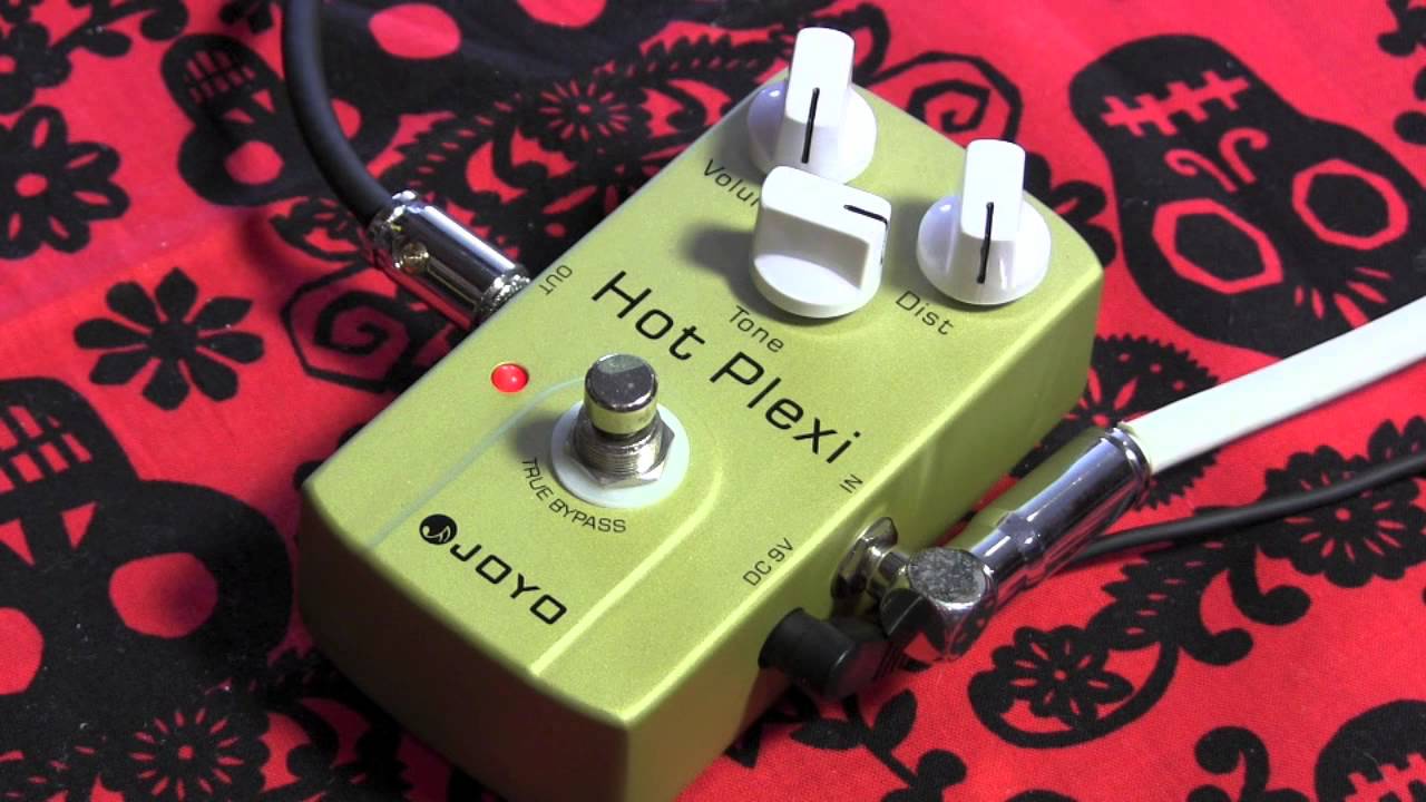 Joyo HOT PLEXI overdrive guitar effects pedal demo with Stratocaster