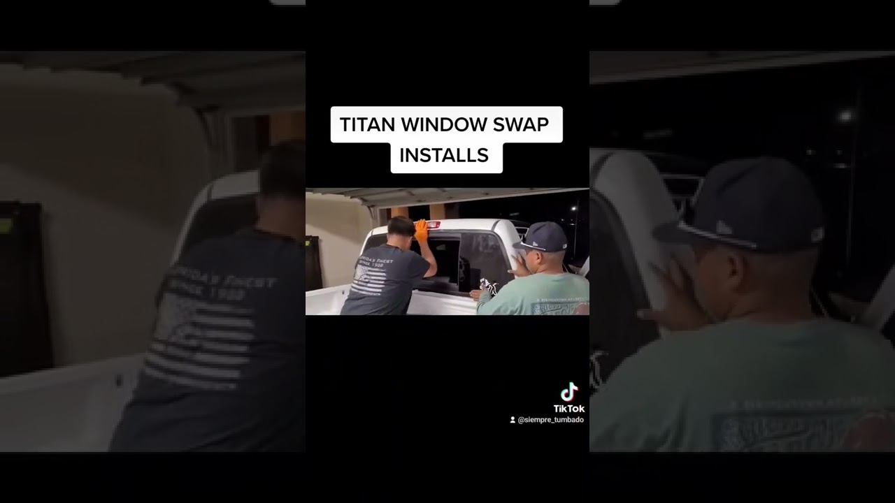 TITAN WINDOW SWAP INSTALLS AND SALES FOLLOW @SIEMPRETUMBADO ON IG EMAIL RO813TV@GMAIL.COM FOR INFO