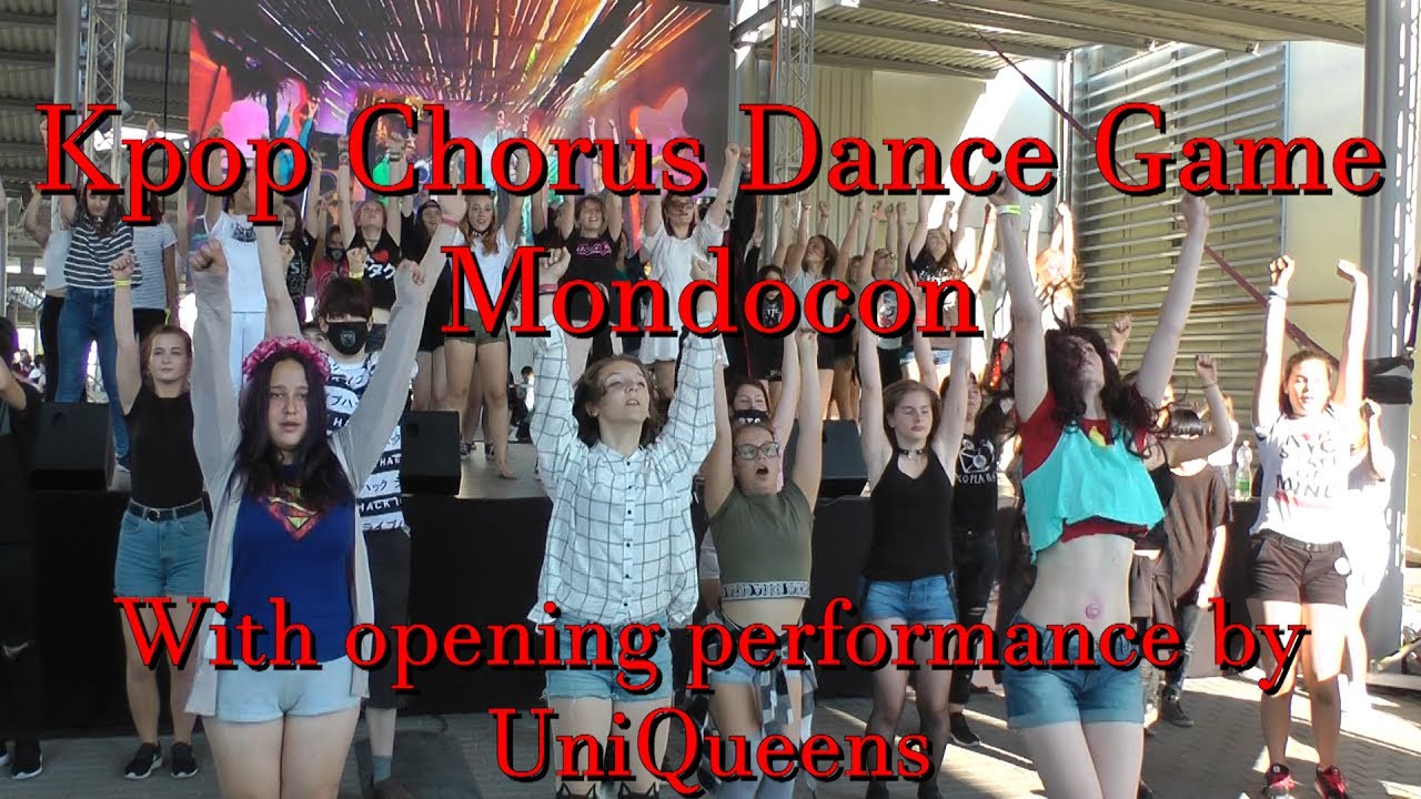 42 songs in 26 minutes - Kpop Chorus Dance Game @ Mondocon