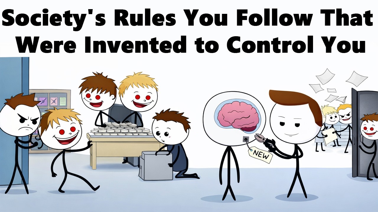 Society's Rules You Follow That Were Invented to Control You