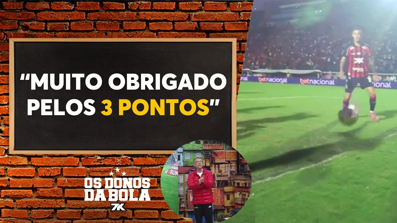 Neto agradece respons&aacute;vel pelo campo do Vit&oacute;ria por gol do Corinthians