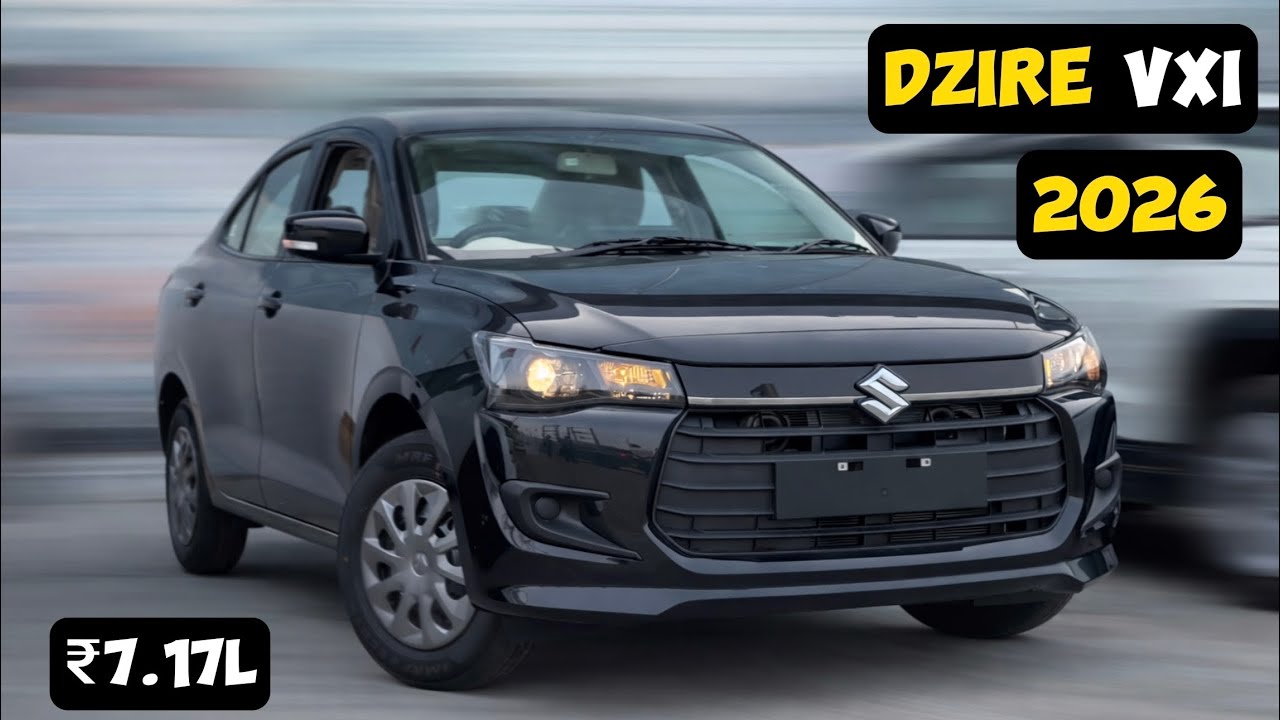 Looks,Mileage,Comfort हो तो ऐसा😍- New Maruti Suzuki Dzire Vxi Black 2026 Review