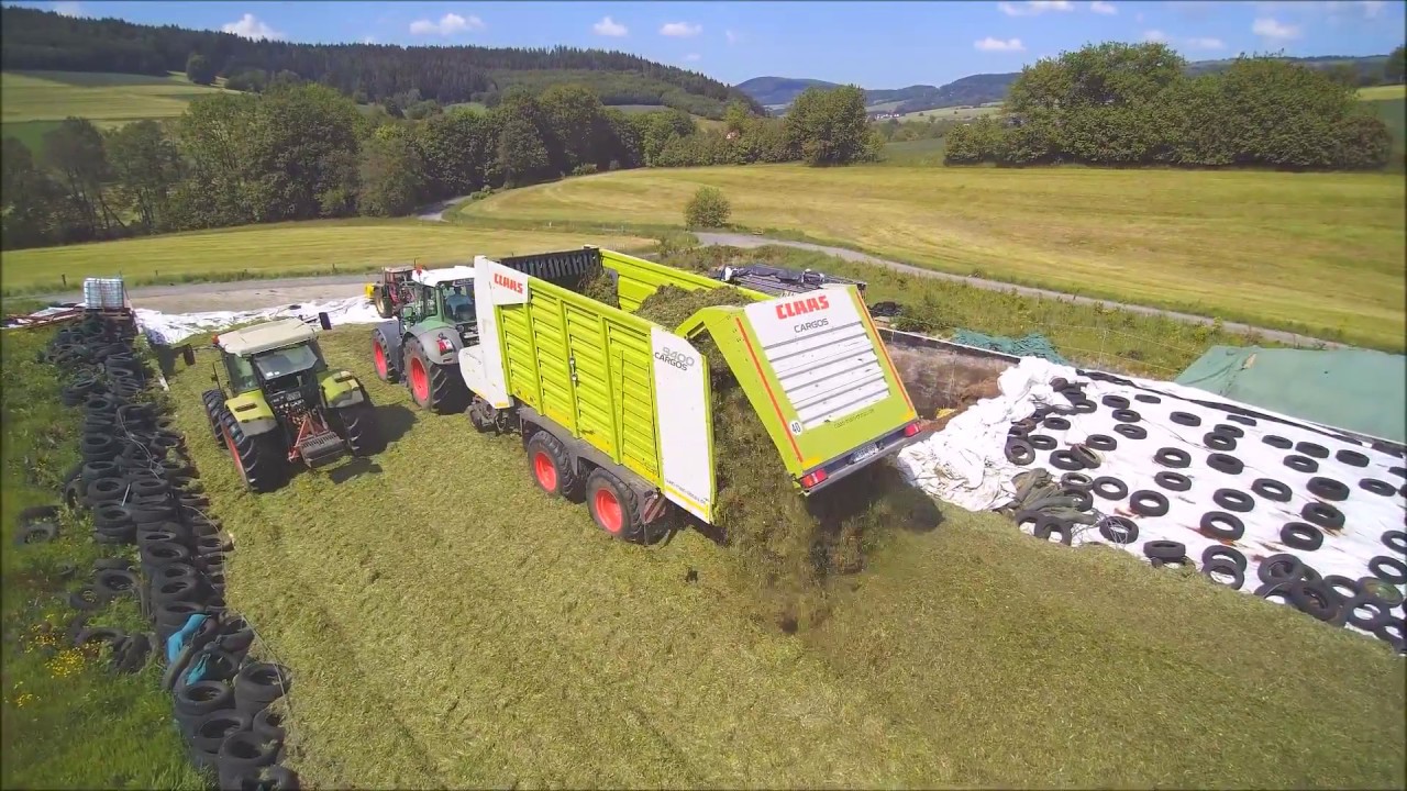 1. Schnitt 2k18 | Fendt 820 | P&ouml;ttinger Torro 5700 | Fendt 927| Claas Cargos 9400