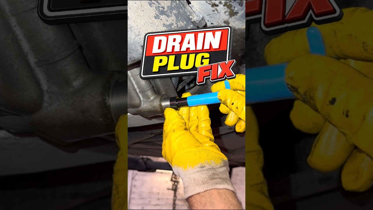 Helicoil Oil Pan Thread Repair Step by Step.