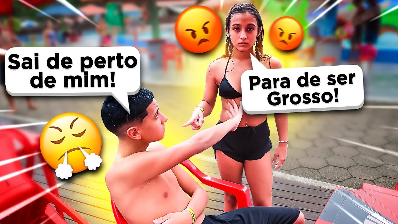 ELE JOGOU A ALIANÇA FORA!!! MAIS UMA TRETA NO PARQUE AQUATICO!!!
